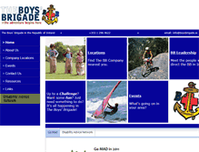 Tablet Screenshot of boysbrigade.ie